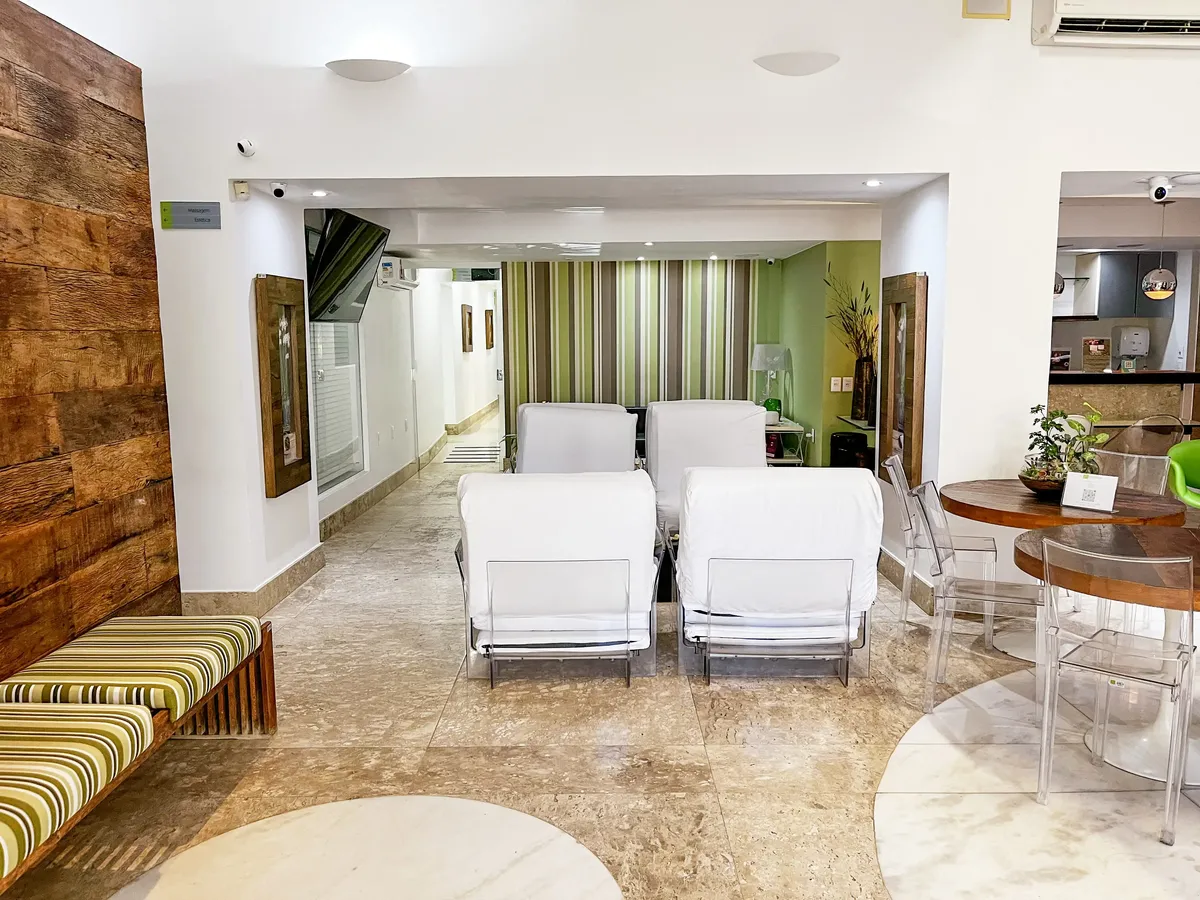 Recepção do Spa Médico Odontológico Rita Trindade